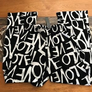 flared pyjama bottoms